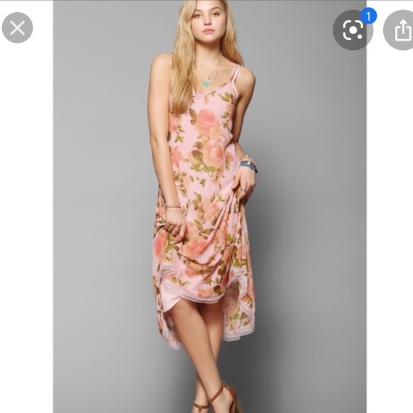 Betsey Johnson/UO (see tag) Tori Pink Slip Dress - Picture 4 of 14